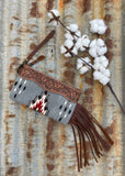 Everly Saddle Blanket Clutch - Chocolate Leather