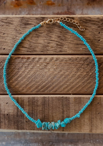 hazel_choker_necklace_turquoise_western_beaded_mack_and_co_designs_australia