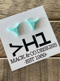 louie longhorn stud earrings