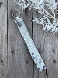 Cowhide Wristlet Keyring