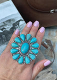 western_dress_ring_natural_stone_jewellery_jewelery_silver_turquoise_statement_mack_and_co_designs_australia