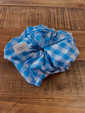 cosmic_vaquera_scrunchie_light_blue_gingham_western_cowgirl_handmade_handcrafted_mack_and_co_designs_australia