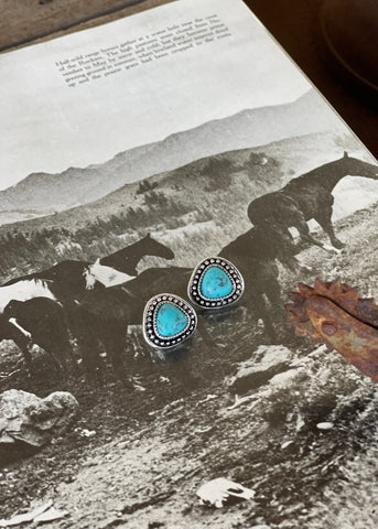 turquoise_silver_stone_natural_chunky_studs_earrings_western_jewellery_jewelry_mack_and_co_designs_australia