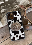 western_silver_rodeo_buckle_phone_grip_pop_socket_bucking_bronco_mack_and_co_designs_australia