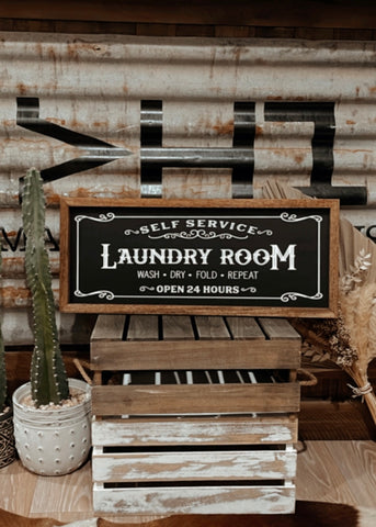 Self Service Laundry Co. Sign