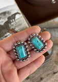 turquoise_silver_stone_natural_chunky_studs_earrings_western_jewellery_jewelry_mack_and_co_designs_australia