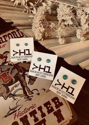 Peyton Turquoise Studs