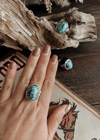 Dallas Turquoise Dress Ring