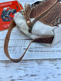 Broadway Girl Cowhide Makeup Bag