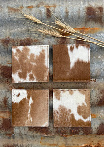 cowhide_coaster_country_farmhouse_home_decor_mack_and_co_designs_australia