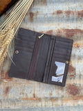 calamity_saddle_blanket_wallet_chocolate_tooled_leather_mack_and_co_designs_australia