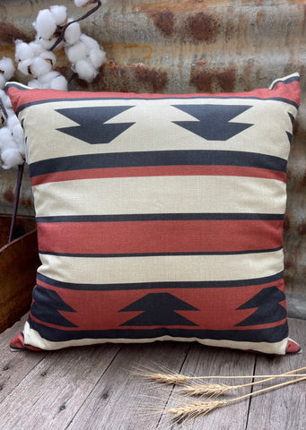 Cushion Cover - Rust Stripe