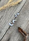 cowgirlin_stud_cowgirl_cow_print_cowprint_western_earrings_polymer_clay_handmade_mack_and_co_designs_australia