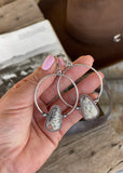 western_earrings_silver_natural_stone_dangle_mack_and_co_designs_australia