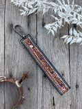 american_darling_concho_handpainted_flower_floral_hand_painted_tooled_wristlet_keyring_strap_leather_western_mack_and_co_designs_australia
