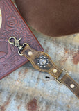 cowhide_wristlet_keyring_strap_leather_bag_concho_mack_and_co_designs_australia