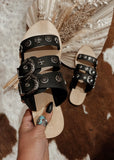 eastwood_slides_in_black_leather_mack_and_co_designs_australia_western_buckle_shoes_sol_sana