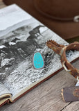 western_concho_dress_ring_natural_stone_jewellery_jewelery_silver_turquoise_statement_mack_and_co_designs_australia