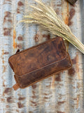 Maverick Toiletries Bag - Antique Leather