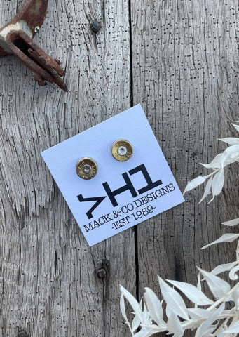 Stevie Bullet Shell Earrings