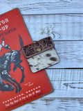 Perry Cowhide Coin Purse - Chocolate Leather